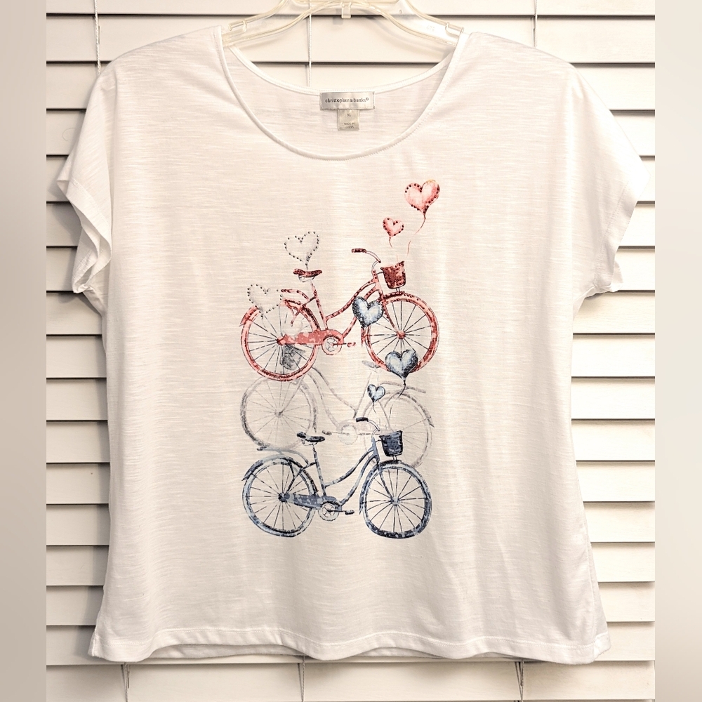 Christopher & Banks Light weight printed Blouse